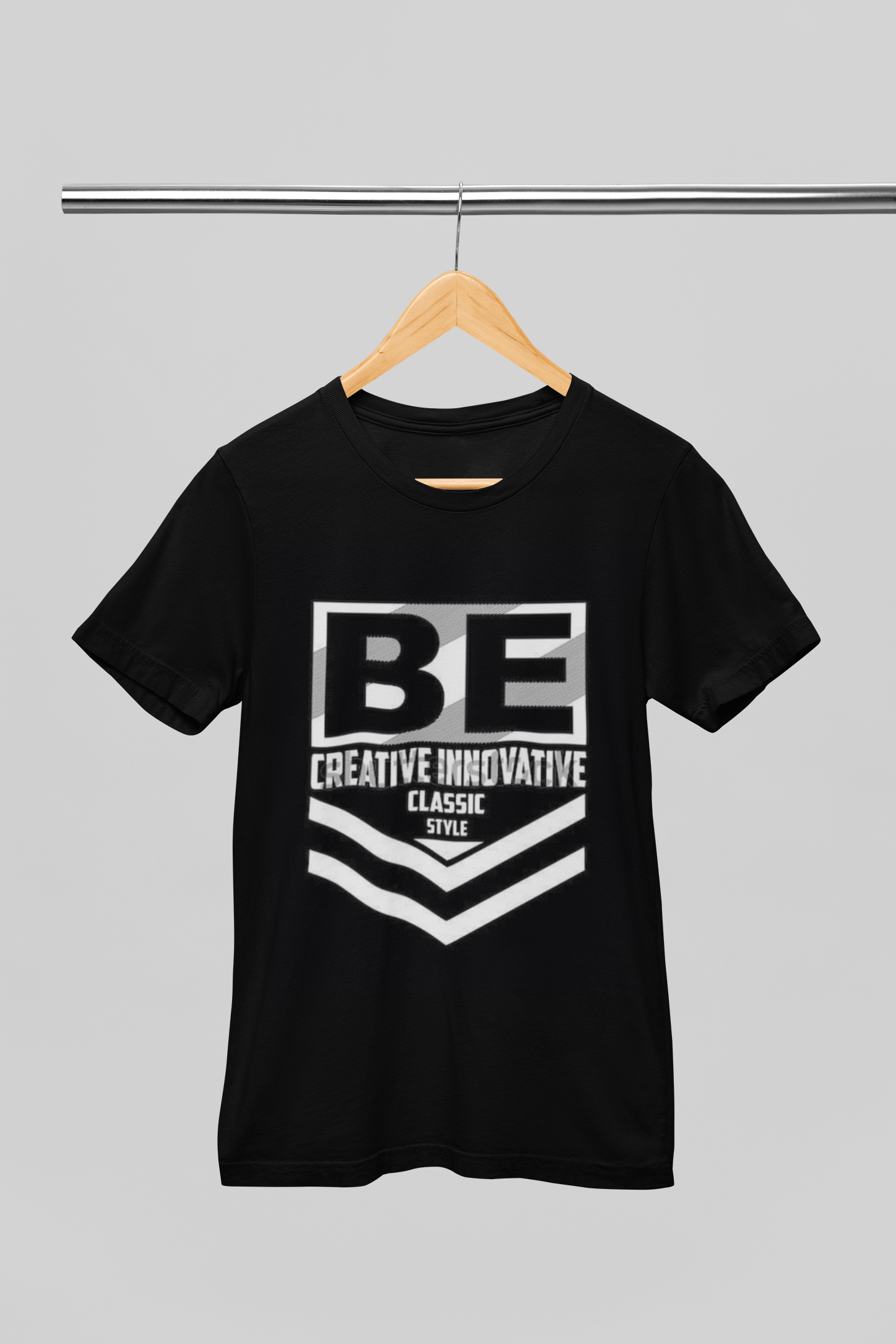 Be Creative Round Neck Printed T-shirt