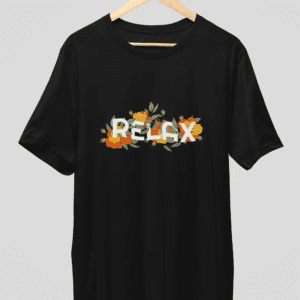 Relax-Round Neck Printed T-shirt
