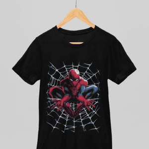 Spider Man Round Neck Printed T-shirt