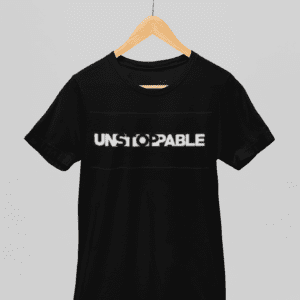 Unstopable Round Neck Printed T-shirt