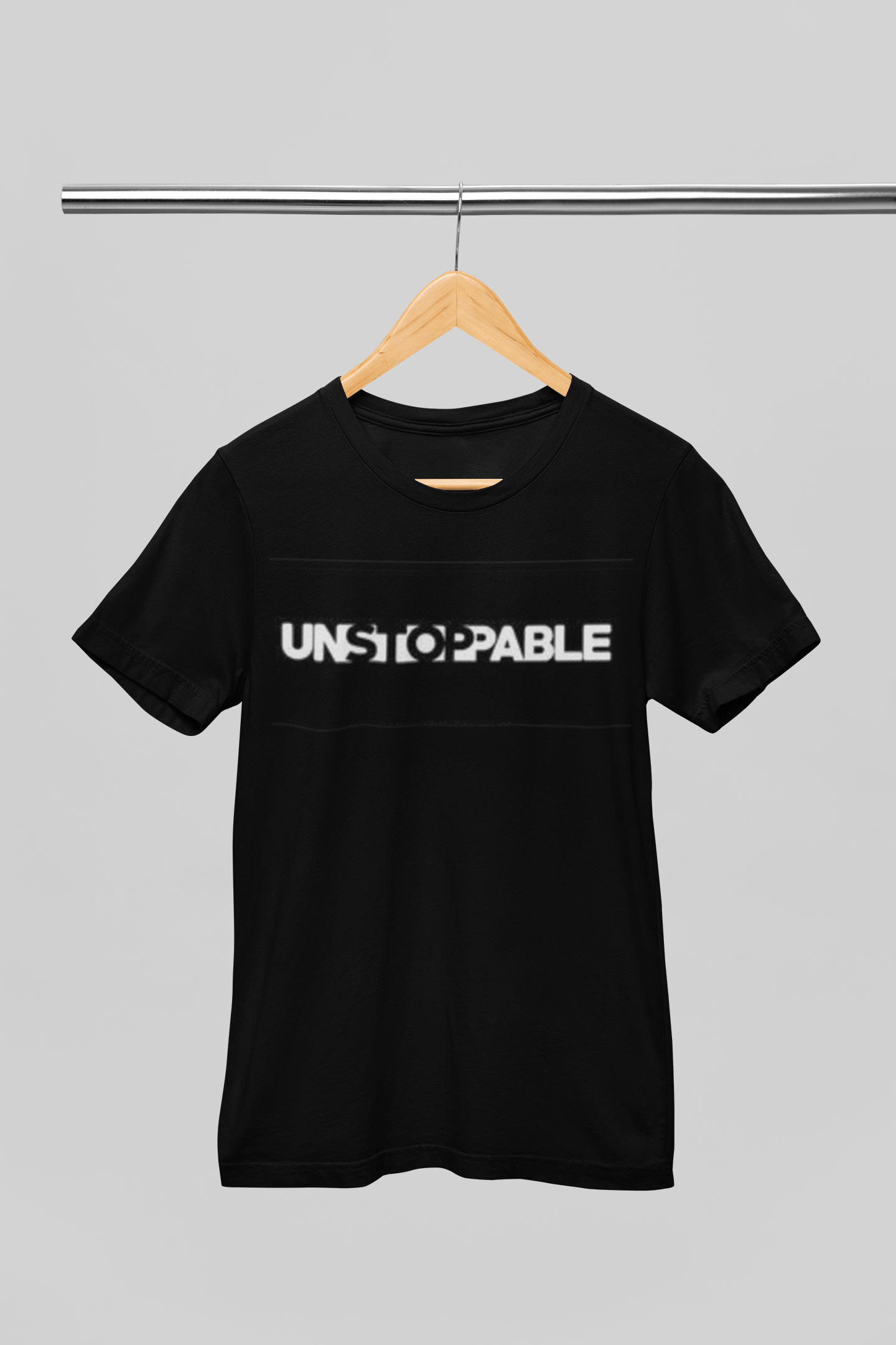 Unstopable Round Neck Printed T-shirt