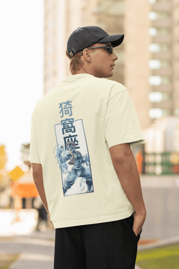 Over Sized Anime Down Shoulder T-shirt