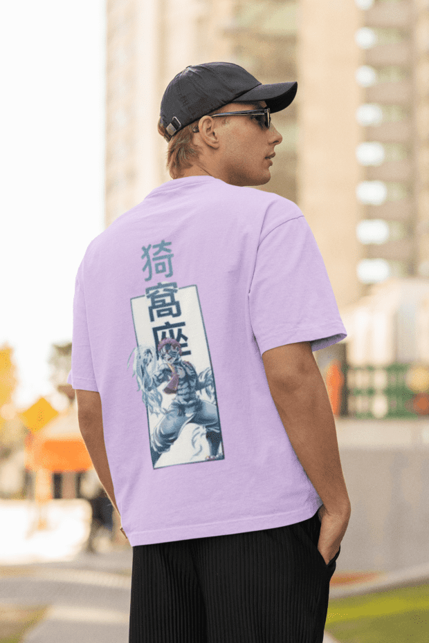 Over Sized Anime Down Shoulder T-shirt